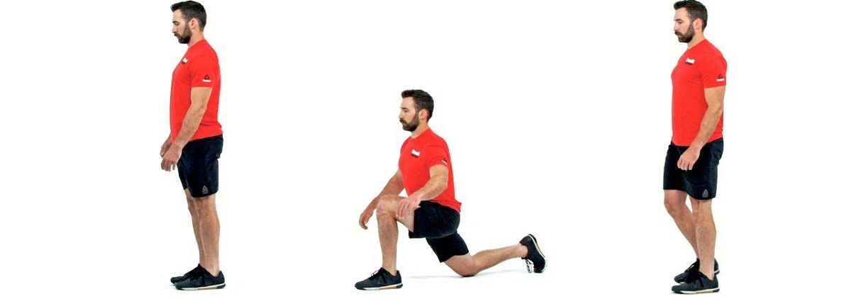 walking lunges exercise